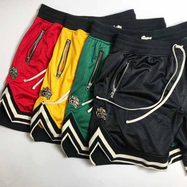 Fashion Men Sporting Beaching Shorts Trousers Polyester Bodybuilding Sweatpants Fitness Short Jogger Casual Gyms Men Sports Shorts Male Pant