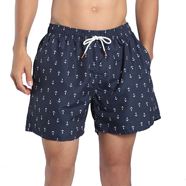 Men's Board Shorts Summer Beach Pants Quick Drying Swimwear Male Swim Shorts With Liner Swimming Trunks KC-K801 802 803 804 805