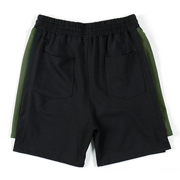 plus size L~7XL 8XL Casual Mens Shorts Summer Solid Color Breathable Shorts Men Elastic Waist Drawstring Cotton Short