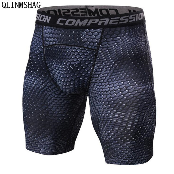 2019 Hot sale Newest Summer Sexy Slim Fitted Coolmax Quick Dry Men Shorts Compression Tights men's Casual style elastic Shorts