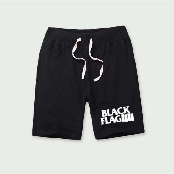 Black Flag Print Shorts Greg Ginn Trouser Vintage Short Pants Hardcore Punk Rock Band Britches Everything Went Black SST Cool