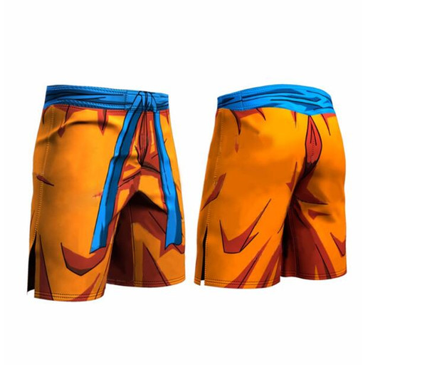 Mens Dragon Ball Z Compression Tights Base Layer Tights Men Summer Shorts 4 Colour