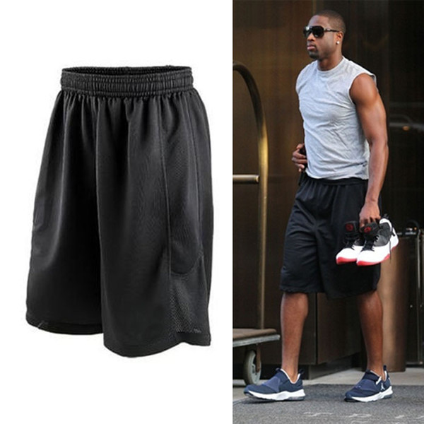 Cheap Stars Black Basketball Shorts Quick Dry Breathable Training Basket-ball Jersey Sport Running Shorts Men Sportswear