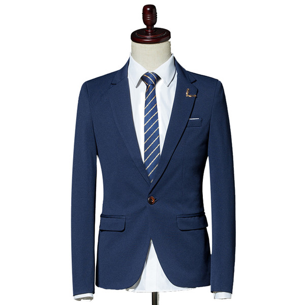 New Arrival Luxury Men Blazer New Spring Fashion Brand High Quality Cotton Slim Fit Men Suit Terno Masculino Blazers