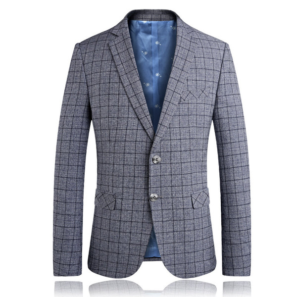 Plaid Blazer Men New Arrival Spring Mens Business Blazers Jacket Formal Suit Stylish Designer Blazers For Men CD30