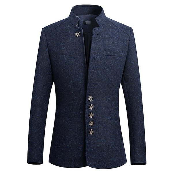 XMY3DWX New Brand Clothing 2018 Winter Jakets For Men And Parks Stand-up Collar Men's Windbreaker Jacket Thickened Woolen Coat