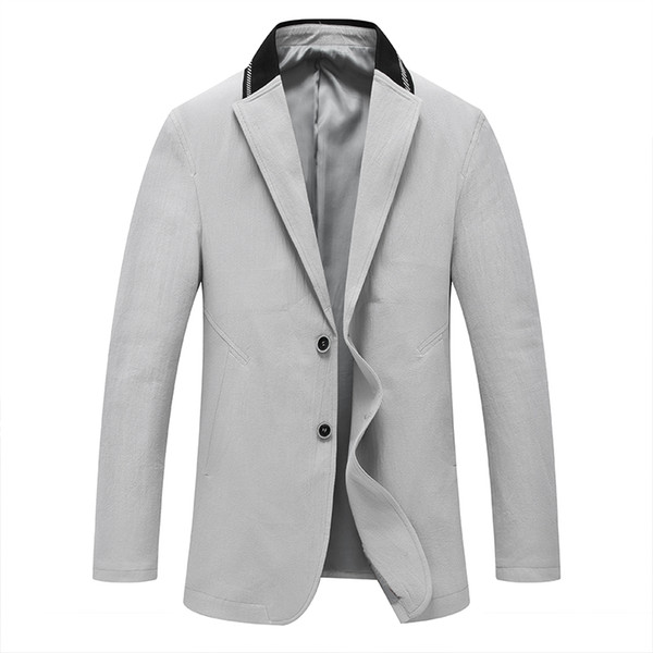 New arrival Luxury Men British's Style casual Slim Fit suit jacket men coat High Quality Cotton