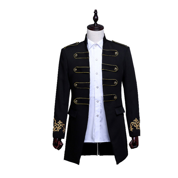 New Mens Hot Sale Blazer Design Plus Size Stylish Casual Male Slim Fit Suit Jacket Singer Prom Coat Outfit