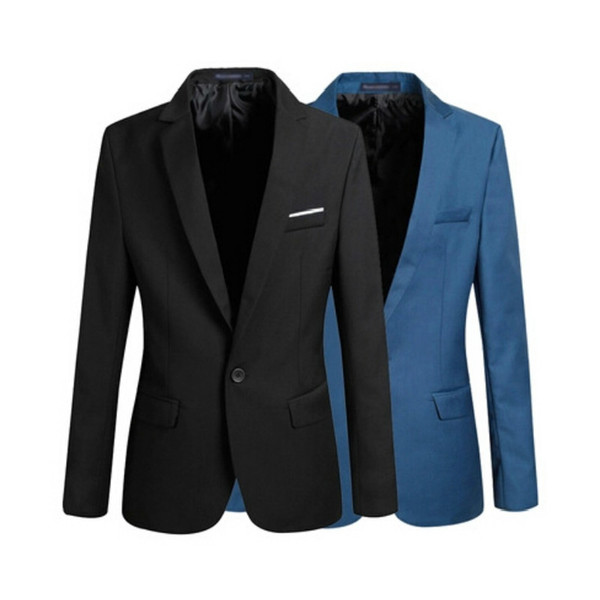 Casual Blazer Men Fashion Plus Size Business Slim Fit Jacket Suits Masculine Blazer Coat Button Suit Men Formal Suit Jacket