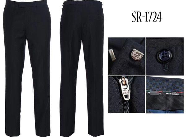 suit pants men new style commerce comfort solid color high quality fitness gentleman 