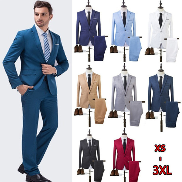 The High Quality Spring 2017 Business and Leisure Suit A Two-piece Suit The Groom's Best Man Wedding 7 Colors CL043