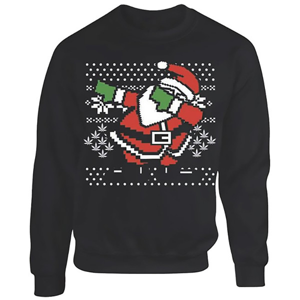 Fashion Mens Sweaters European Style Slim Jacquard Christmas Santa clause O-Neck Long Sleeve Knit Man Casual Clothing