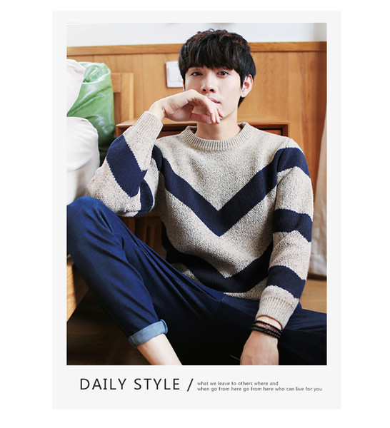 Autumn winter men's sweater christmas sweater men's cowl neck sweater men pullover long sleeves free shipping