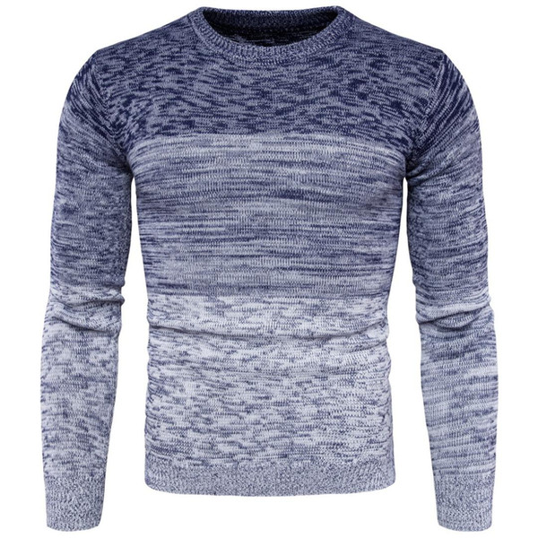 2018 New Men's Round Neck Warm Sweater Fashion Men Long Sleeve Pullover Sweater for Male M-3XL Autumn Winter