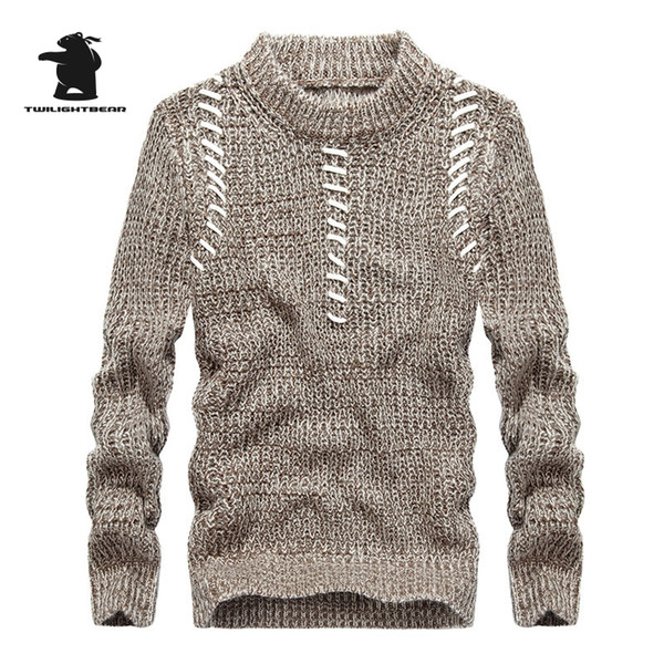 Winter New Men's Sweater Brand Fashion High Quality Plus Size Casual Sweater Men Warm Pullovers Masculino Pullovers 3XL C8F8062