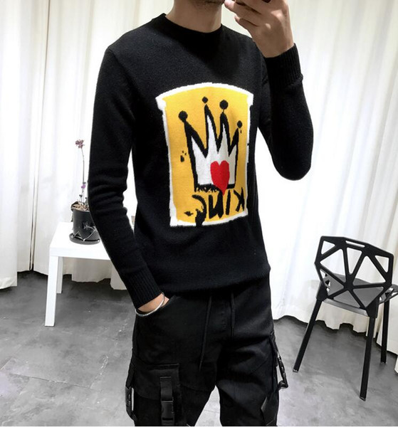 Sweater Casual Slim Fit Male Long Sleeve hot sale 2018 new