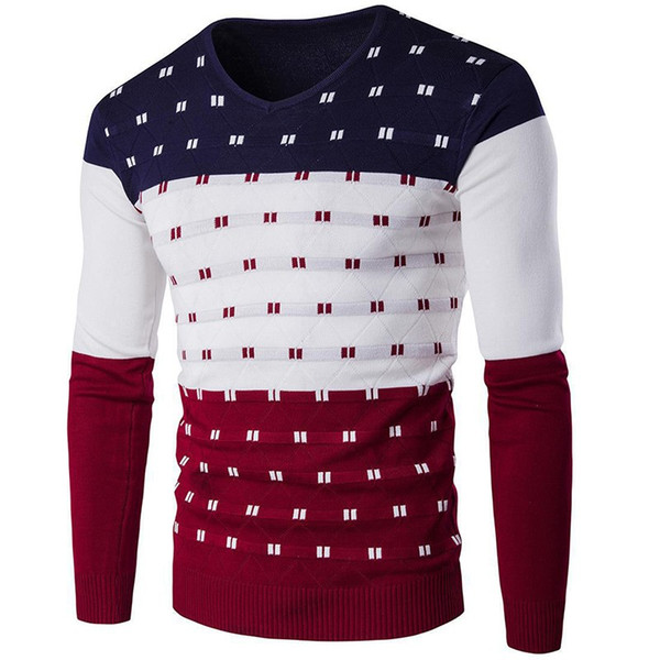 Autumn Winter New Fashion Slim Fit Christmas Gift Male Sweater Casual Sweater Men Pattern Knitted Pullovers