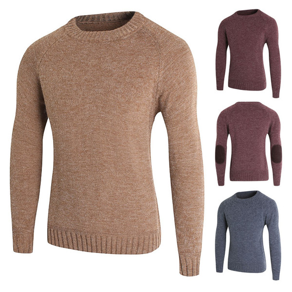 Mens Knit Wear Winter Round Neck Pullover Wool Sweater Jumpers Casual Fashion Slim Fit Coat DL105 NEW