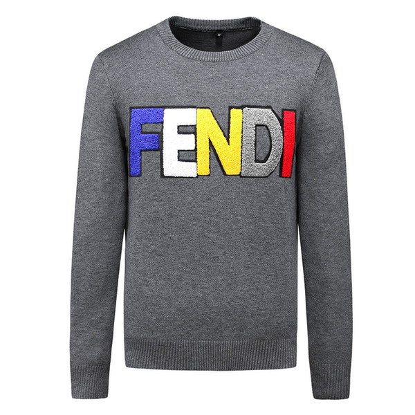 Men Brand Sweater Letter Embroidery Knitwear Winter Sweatshirt Crew Neck Long Sleeve Sweater for Female Designer Hoodies