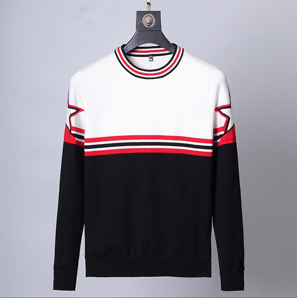 New Spring Autumn Fashion Men's O-neck Casual Slim Fit Knitwear Top Long Sleeve Fashion Men Clothing Knitted Sweaters Pullover