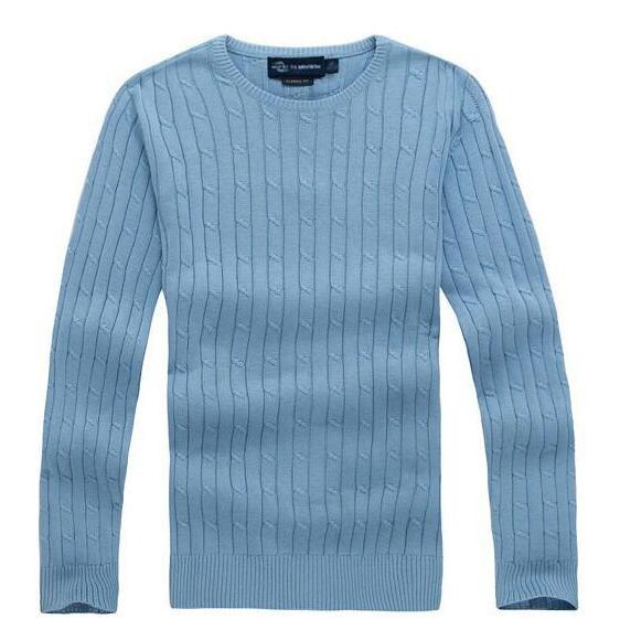 Free shipping 2018 new high quality mile wile polo brand men's twist sweater knit cotton sweater jumper pullover sweater men