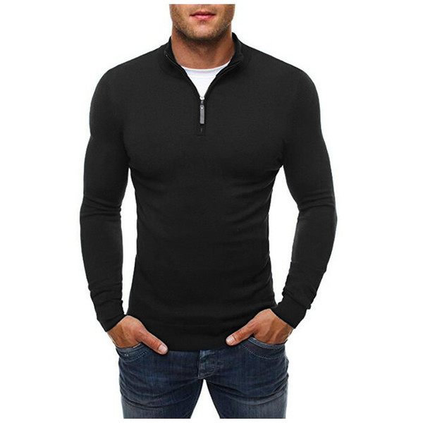 Men'S Pullover Sweaters 2018 New Fashion Brand Casual Sweater Turtleneck Slim Fit Knitting Mens Sweaters Men Pullover Men M-XXXL