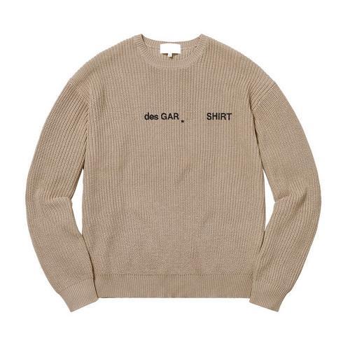 18FW BOX LOGO X des Cotton Sweaters Hip Hop Skateboard Cool Sweaters Men Women Cotton Casual Coat