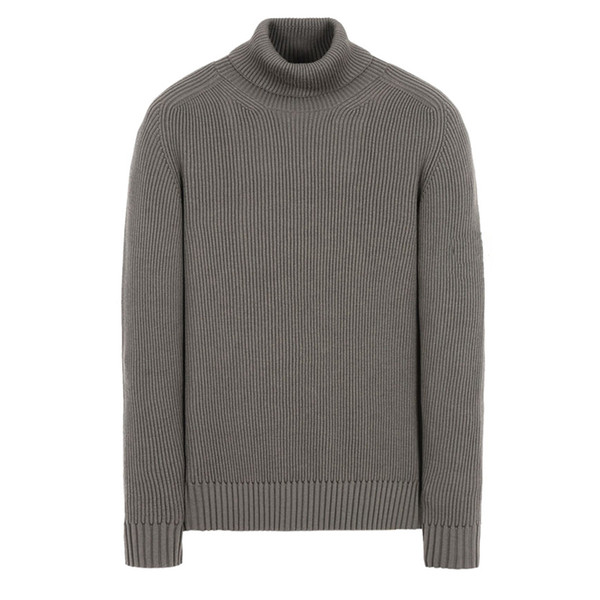 18FW 535C2 TURTLENECK WOOL SWEATER TOPSTONEY Men women High collar sweater fashion HFLSMY052