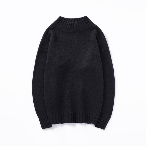 Autumn And Winter New Sweater Men Warm Fashion Slim Casual Solid Color Long-sleeved O-neck Knitting Pullover Male Clothes