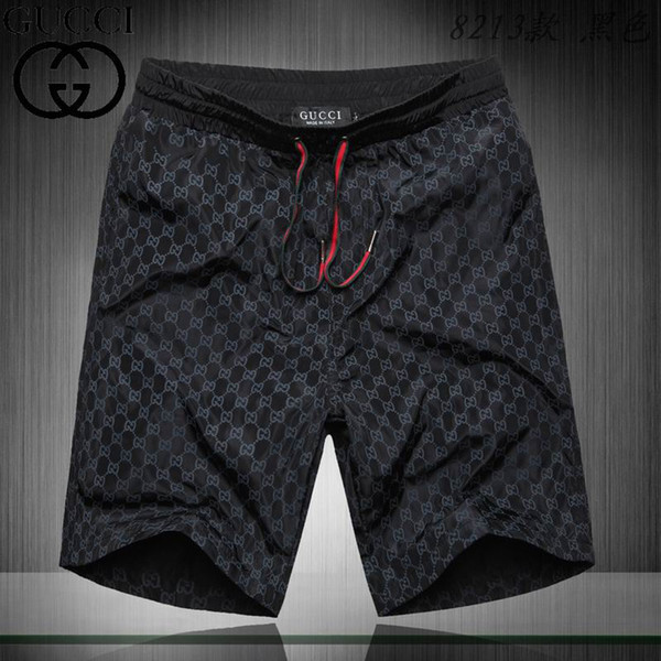 2018 new drawstring quick dry cotton summer men short pants street fashion men plaid beach shorts S-XXL 12 colors