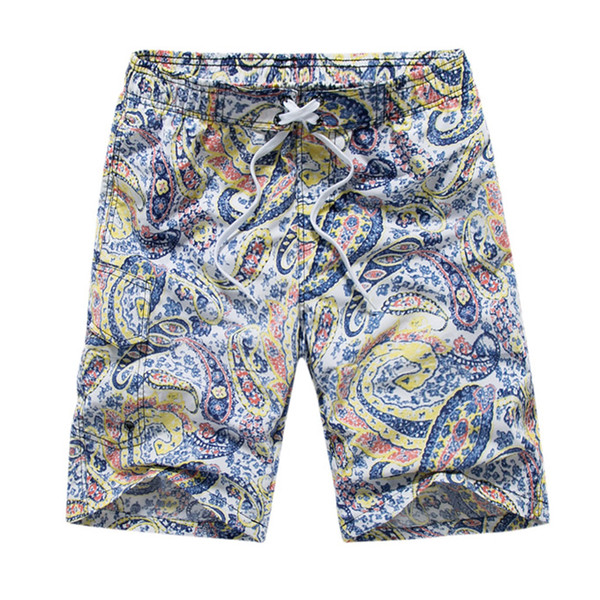 5xl large swim trunks Men's Casual Ethnic Style Printing Beach Surfing Swimming Loose Short Pants beach mens swim trunks #TX4