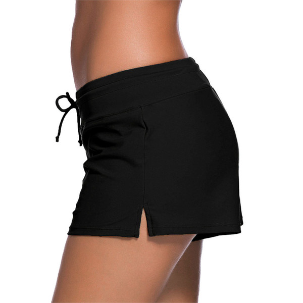 Women Swimming Trunks Bottom Sexy Low Waist Summer Beach Shorts Quick Drying Swimwear Briefs Female Swim Pants