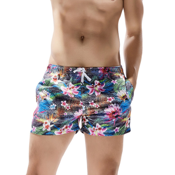 KLV 2019 Brand New Swim Shorts Swimwear Swimming Shorts Swim Trunks Quick Dry Beach Surfing Running Swimming Watershort #@T