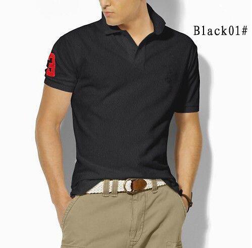 Free summer high quality men's Polo shirt men's short sleeves leisure fashion polo men's solid color Polo shirt size