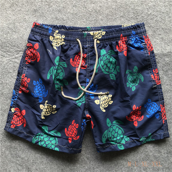 Summer Vile Brands Turtle Printed Men's Beach Board Shorts Bermuda Mens Swimwear Board shorts Quick Dry Sports Boxer Trunks Shorts Swimsuits