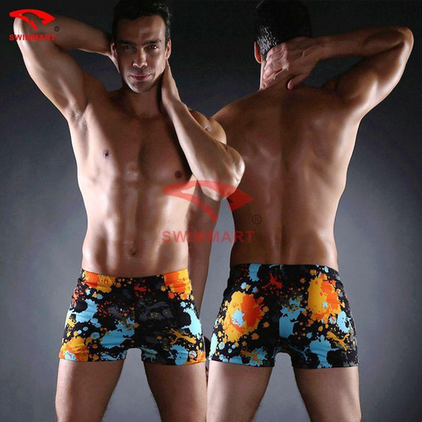 Men's Shorts Camouflage trouse Underpants Swimwear Push-Up Man Swimsuit low waist sexy Swim sport beach Male Swimming Trunks