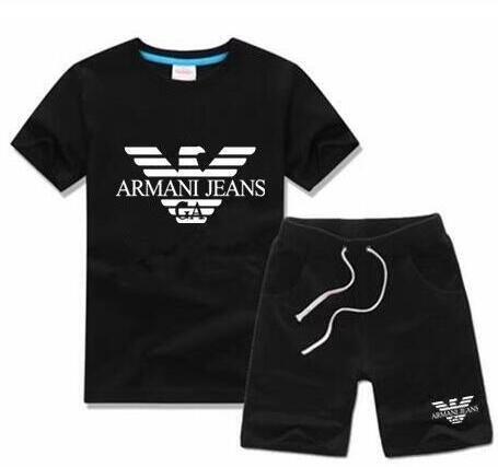 Casual short-sleeved T-shirt 888 Photos Brand Kids Sets Children T-shirt And Shorts Pants Kids Tracksuits Children Sport Suit 2 Pcs Short Sl