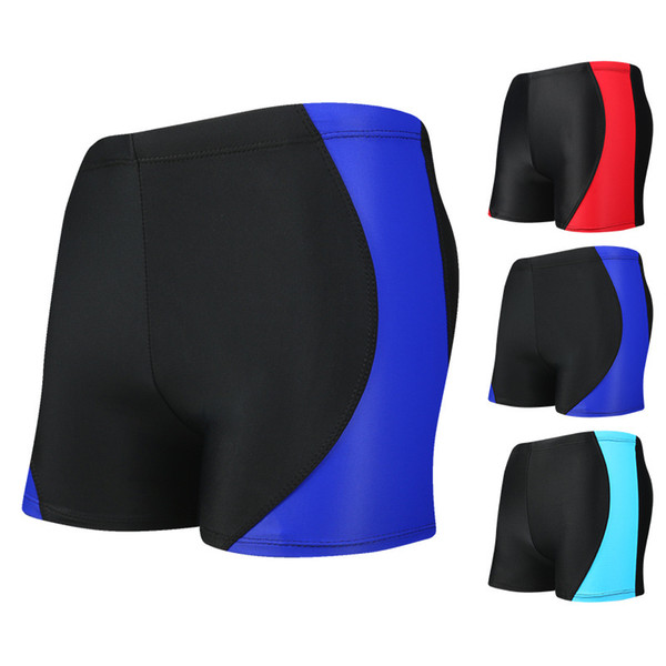 Children's Swimming Trunks Junior Professional 37-50kg Boys Swimming Training Shorts Beach Trunks Retail Wholesale