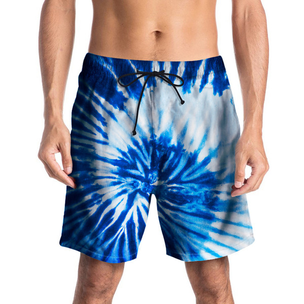 plus size Men Swimwear 3D Graffiti Printed Beach Men Short Trouser Shorts Pants Swimming Trunks zwembroek heren 