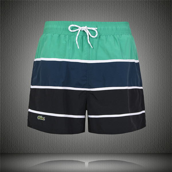 Summer Swimwear Beach Pants Mens Board Shorts Mens Surf Shorts crocodile Swim Trunks Sport Shorts Three kinds of color splicing M-2XL