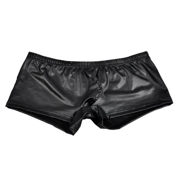 New High Quality Men Underwear Mens Leather Boxer Shorts Plus Size Pants for Man Hot Selling