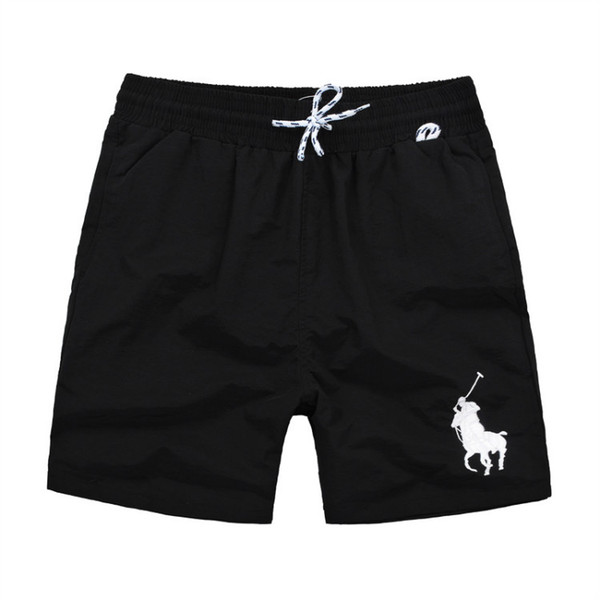 Wholesale-Summer polos Men Short Pants Brand Clothing Swimwear Nylon Men Brand Beach Shorts Small horse Swim Wear Board Short Big horse logo