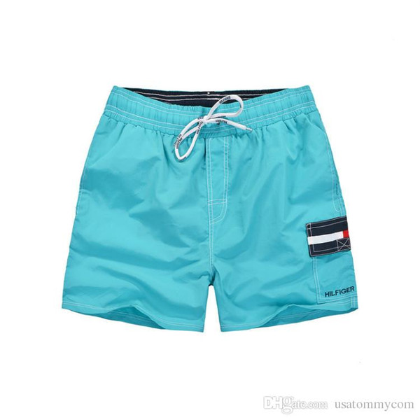 sale New HOT Wholesale-Summer Men Short Pants Brand Clothing Swimwear Polyester Men Brand Beach Shorts Swim Wear Board Shorts