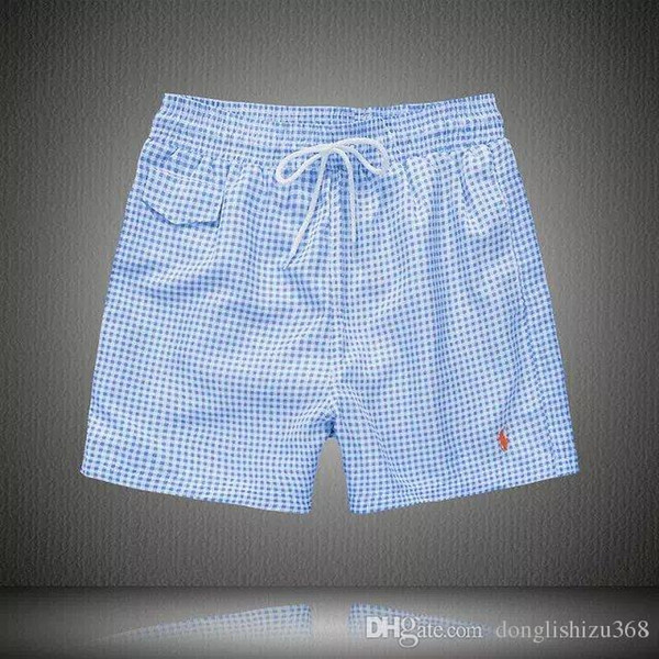 New Wholesale-Summer polo Men Short Pants Brand Clothing Swimwear Polyester Men Brand Beach Shorts Swim Wear Board Shorts Size M-2XL