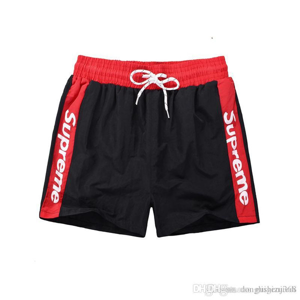 new summer beach men shorts solid color cotton casual loose elastic waist shorts Swimwear Bermuda Male Letter Surf Life Men Swim