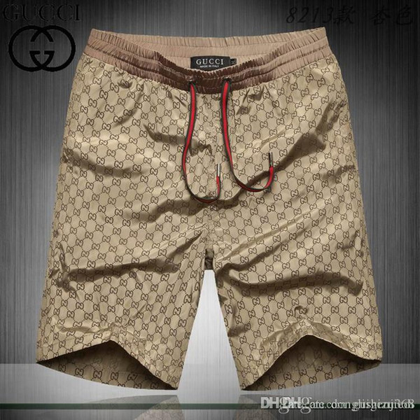 2018 New Fashion Women Men's Summer shorts pants male Printing brand pants Unisex casual Beach pants