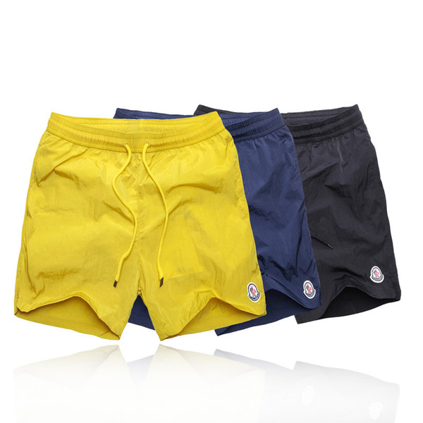 New Men's Beach Shorts Mens Bermuda Boardshorts For Men Shorts Board Quick Dry Silver.