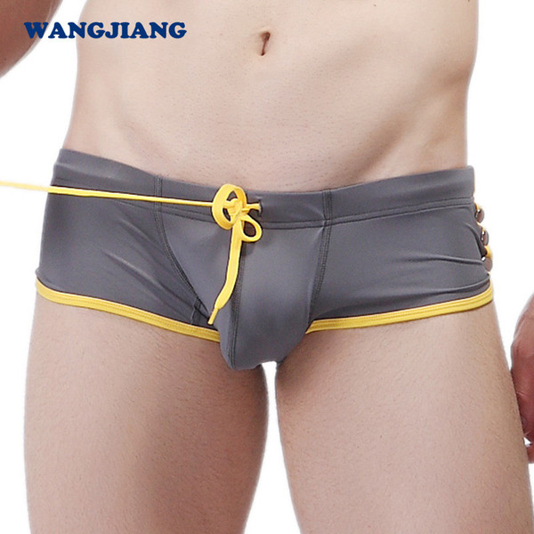 Men's Swimwear Brands Men's Swimming Shorts Nylon Swimwear With A Low Waist Bathing Suit For Young Boy Swimming Trunks 4008XP