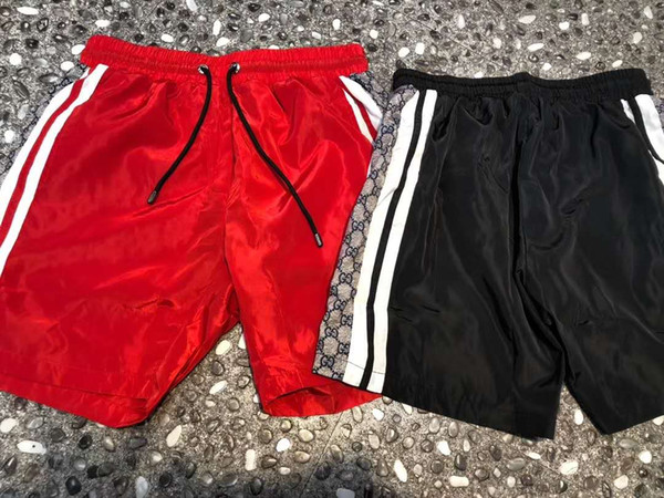 Free shipping Wholesale-Quick Beach Beach Shorts 2019 Mens Casual Swimwear Swimsuits Men's Shorts Hip Hop Beach Shorts