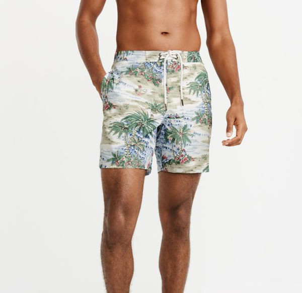 Mens Swim Board Shorts HCO Casual Sports AF Half Knee Length Beach Shorts for Hommes